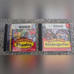 JumpStart Phonics & Kindergarten CD-ROM (1998) Knowledge Adventure Games PC/Mac